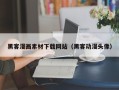 无锡黑客漫画素材下载网站（黑客动漫头像）